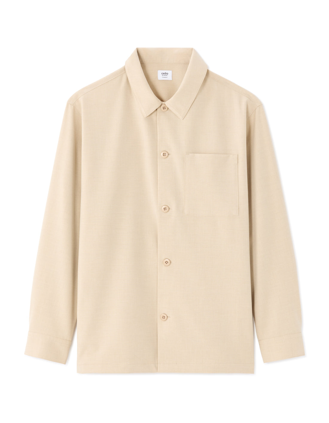 Celio Beige Overshirt - Beige