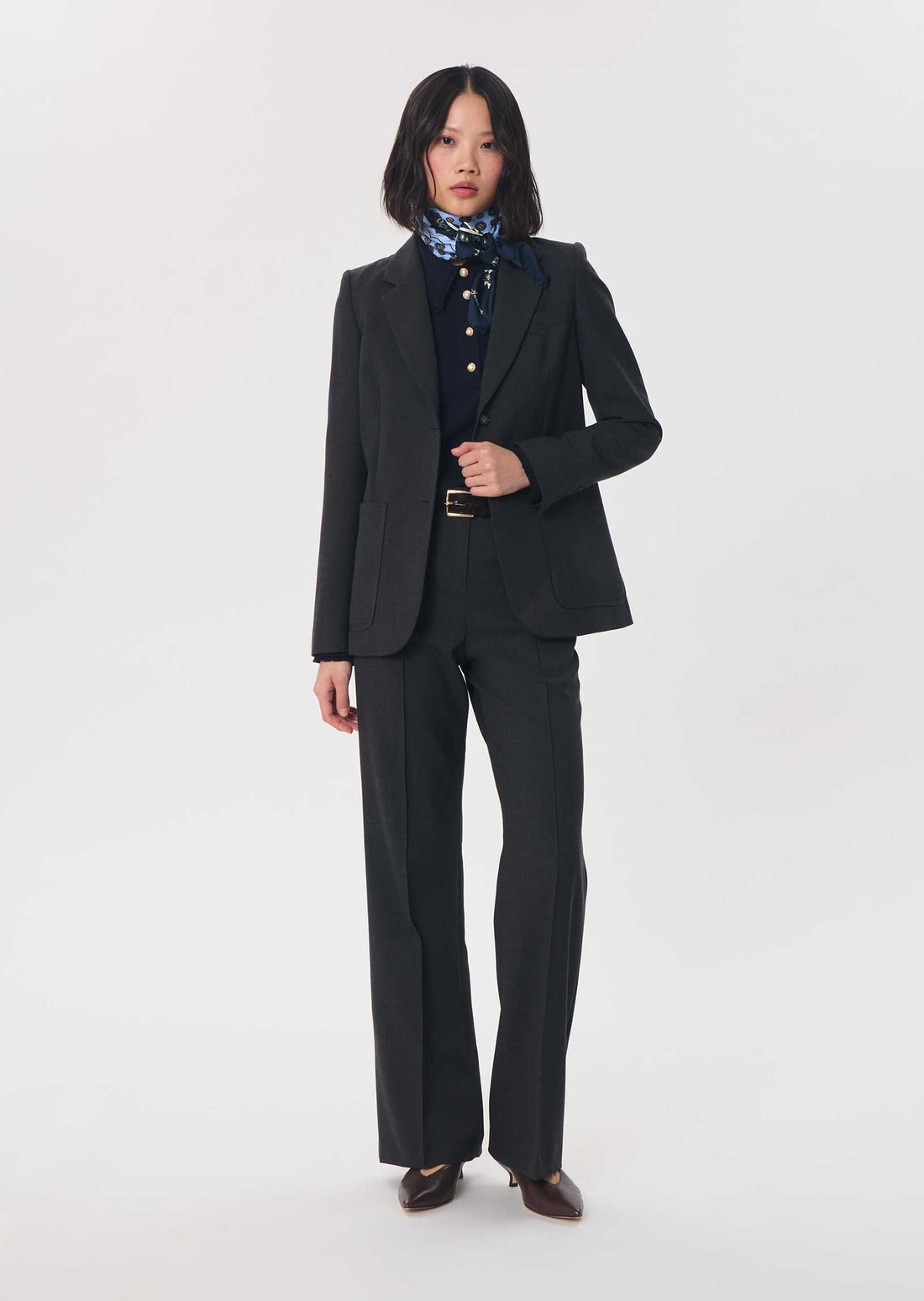 Premier trousers in grey by Tara Jarmon