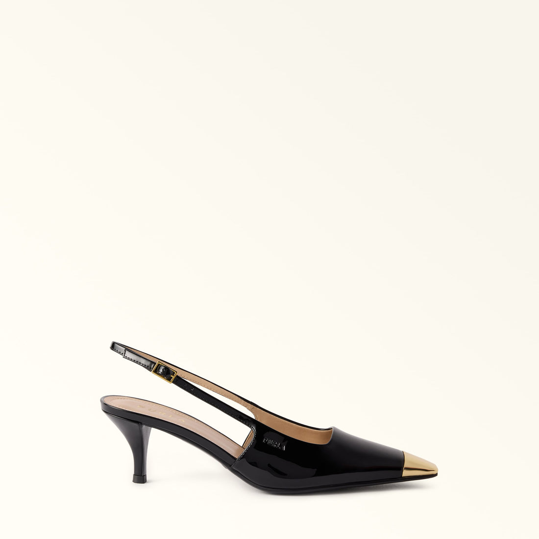Furla Metal Slingback T.40 in Black - Shoes 
