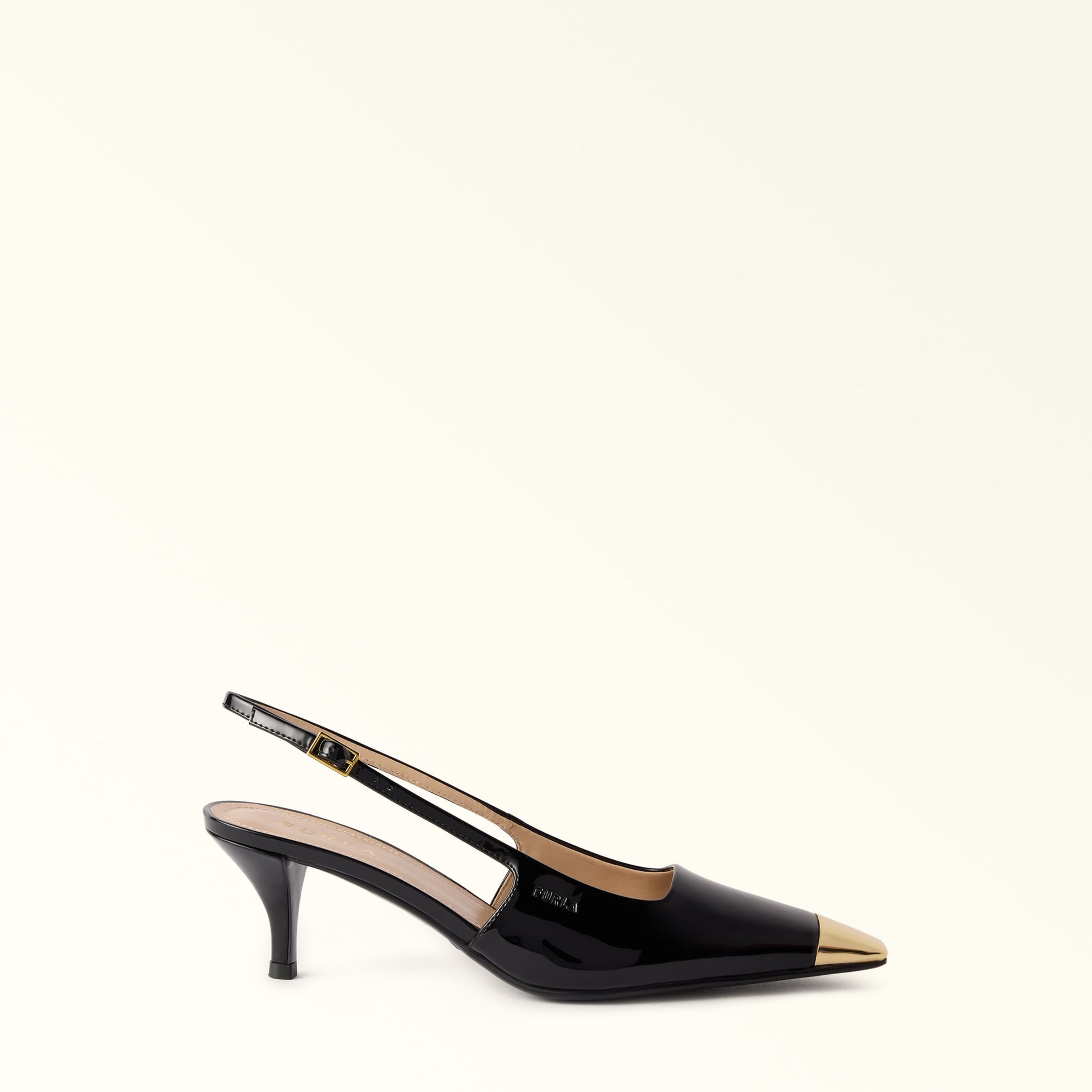 Furla Metal Slingback T.40 in Black - Shoes 