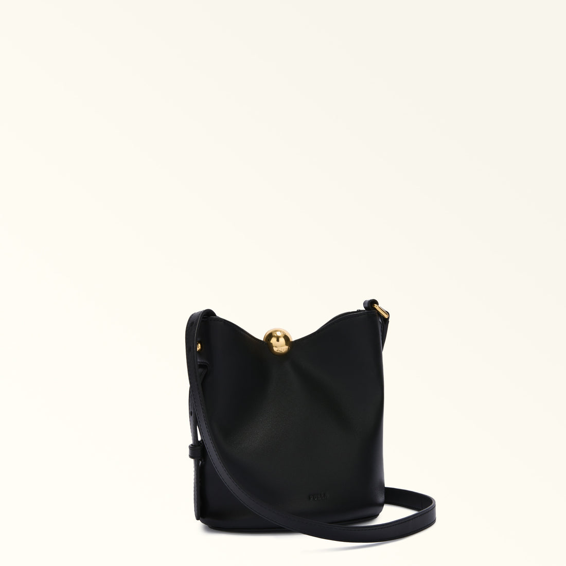 Bucket Bag F5S-Furla Sfera Soft Nero