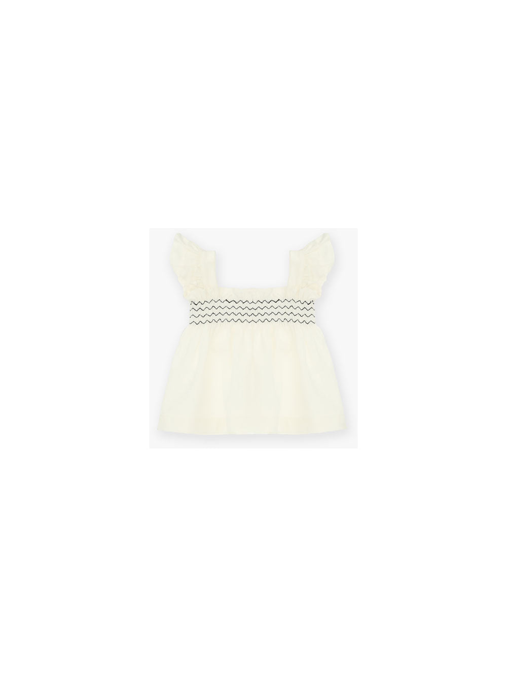 white blouse BLOUSE KHABBAZ