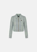 jacket in dark green Prince of Wales check