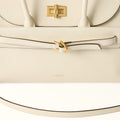 Furla Greta M Top Handle in White - Bags 