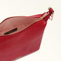 Furla Tonie Mini Hobo Bag In Leather