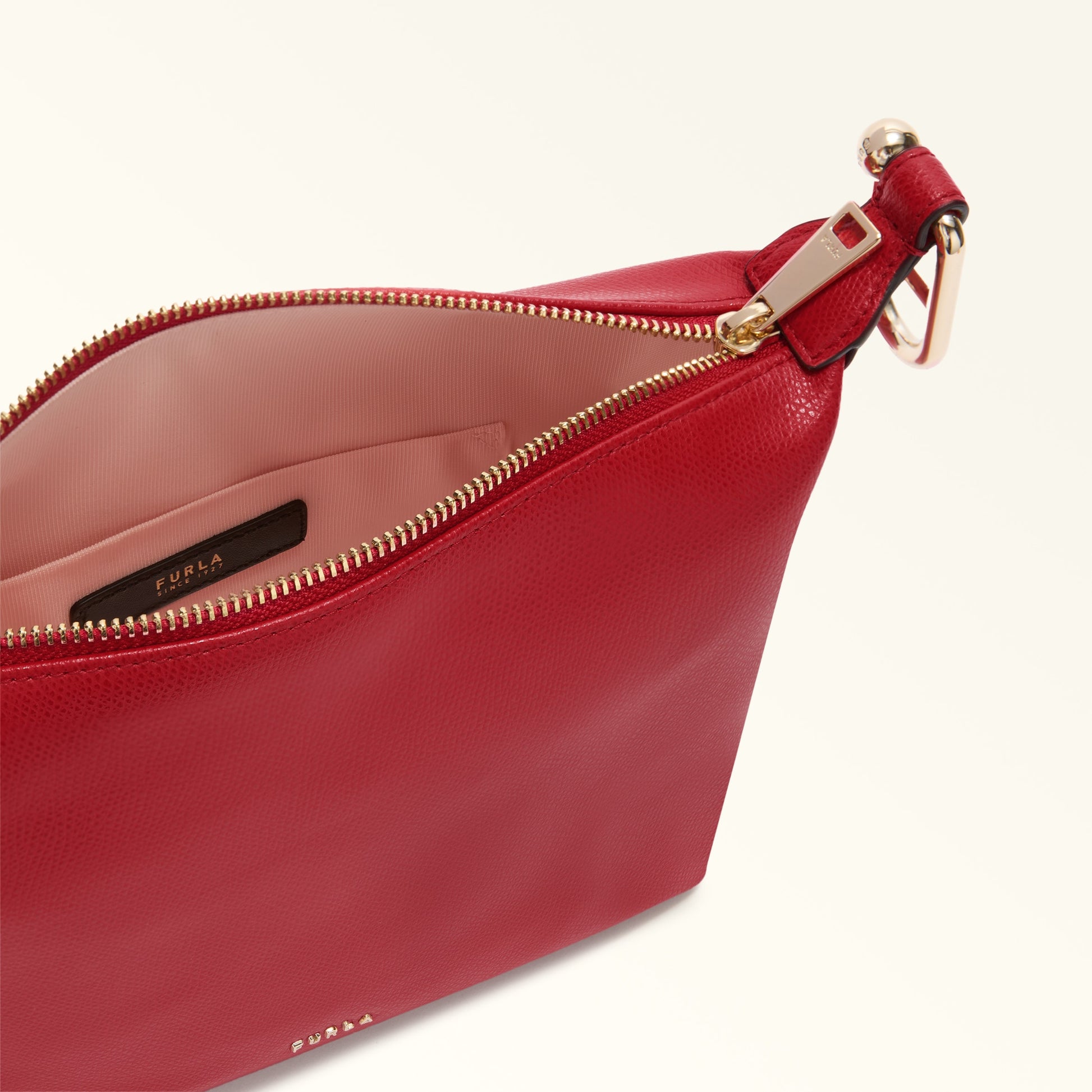 Furla Tonie Mini Hobo Bag In Leather