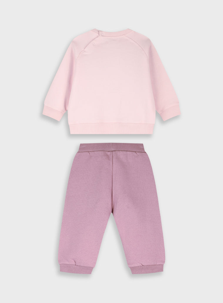 Cotton Girl Set - Pearl Pink