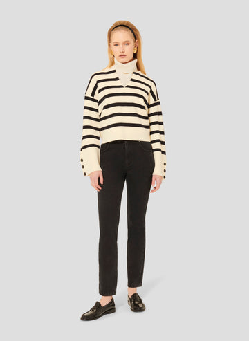 Plongeoir ecru wool sweater by Tara Jarmon Lebanon