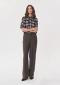 Primero trousers in brown by Tara Jarmon
