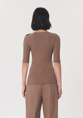 Polly sweater in camel by Tara Jarmon