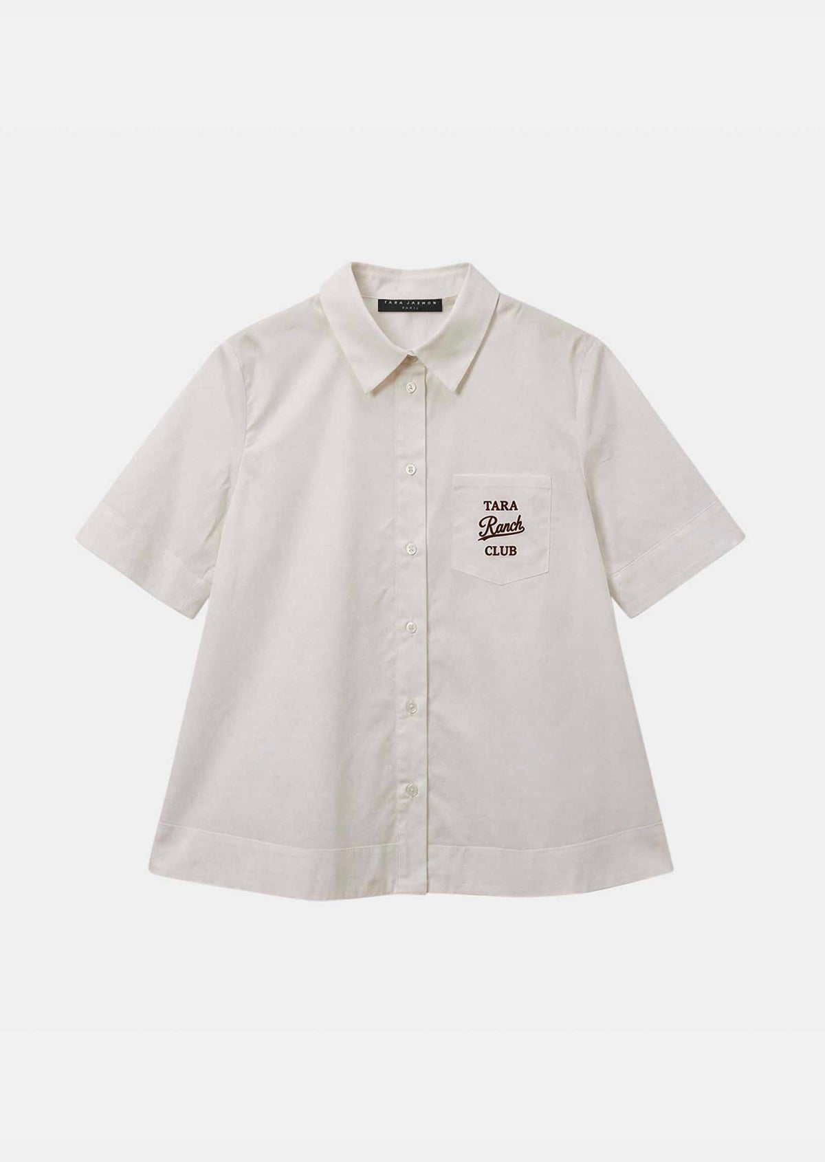 Camilo shirt in white cotton by Tara Jarmon