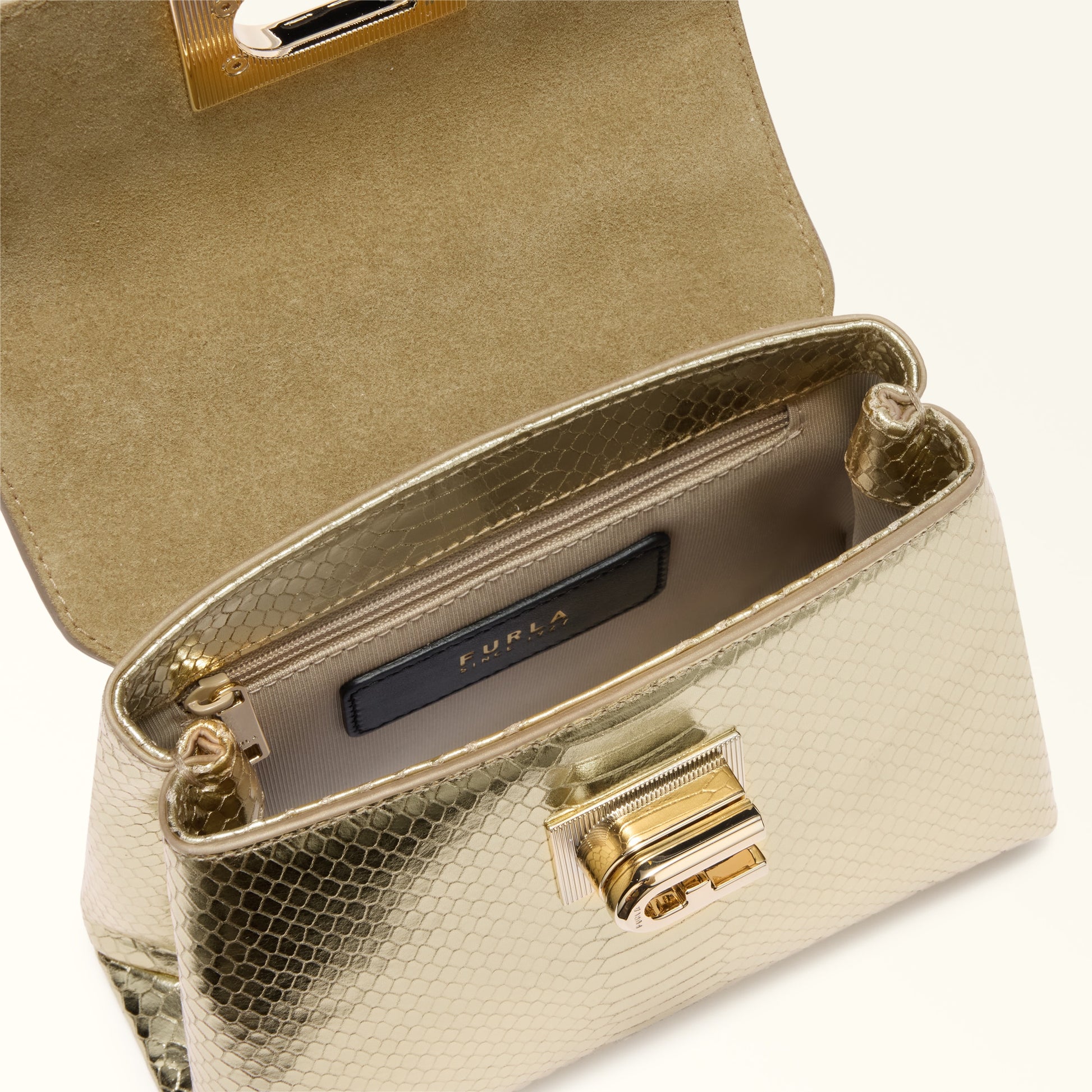 Furla 1927 Mini Top Handle Bag In Leather