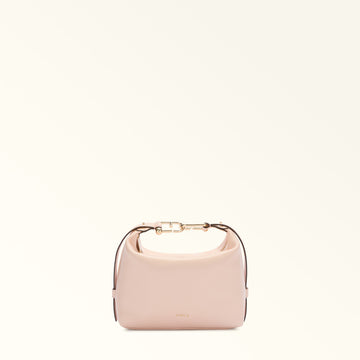 Furla Tonie Mini Hobo Bag In Leather