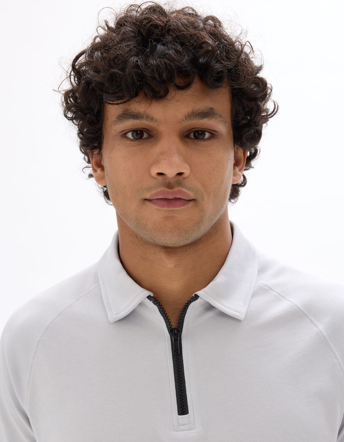 light grey Short sleeves Polo