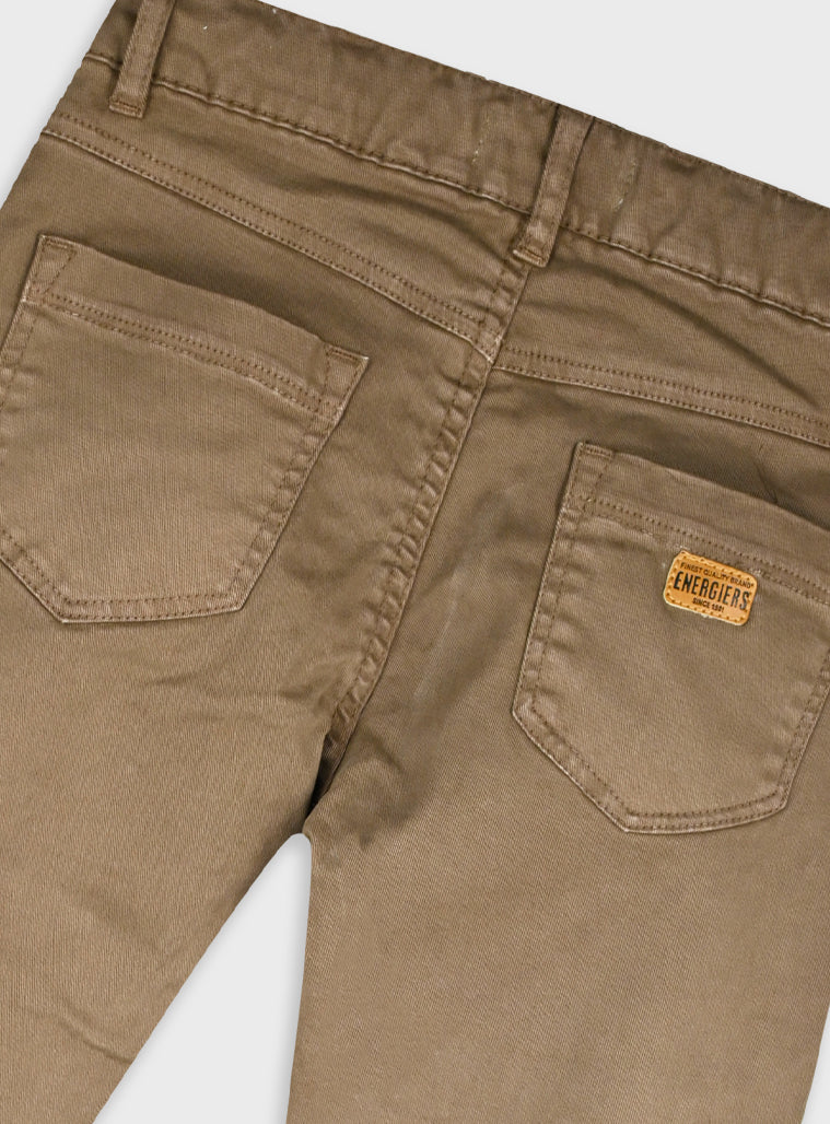 Cotton Boy Trousers - Chocolate