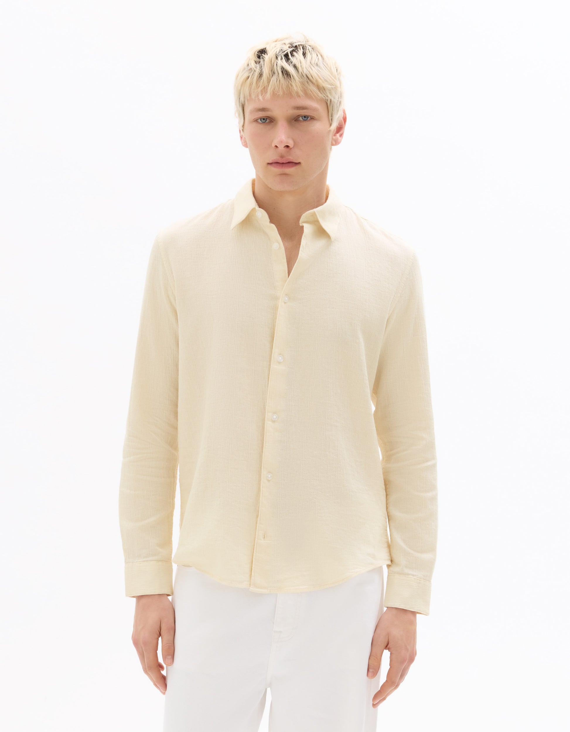 White Long Sleeves Shirt for Men