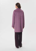 Marie coat in purple wool by Tara Jarmon