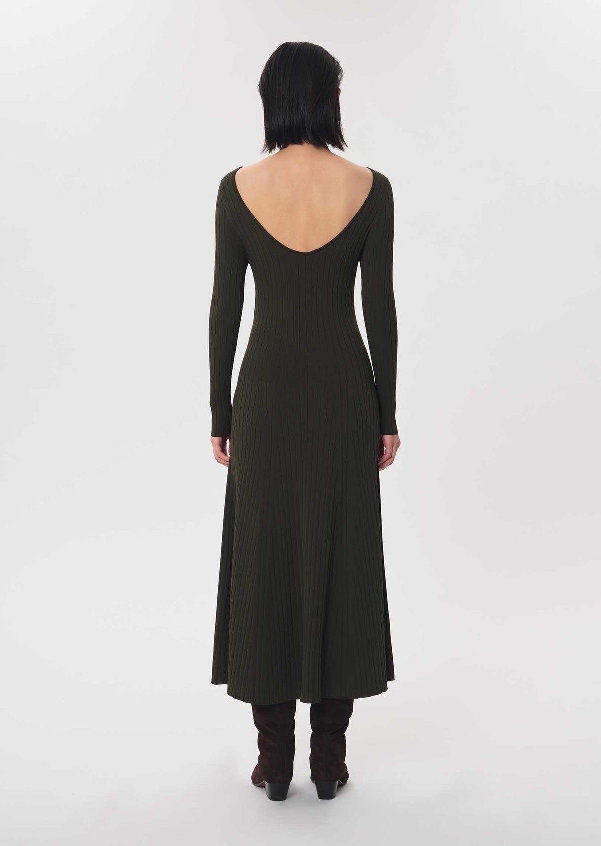 Roselene dress in khaki by Tara Jarmon