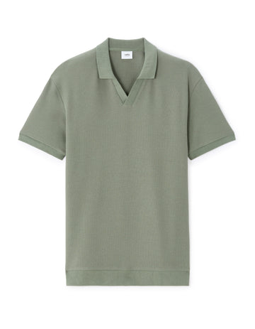 Regular Fit Waffle Knit Polo