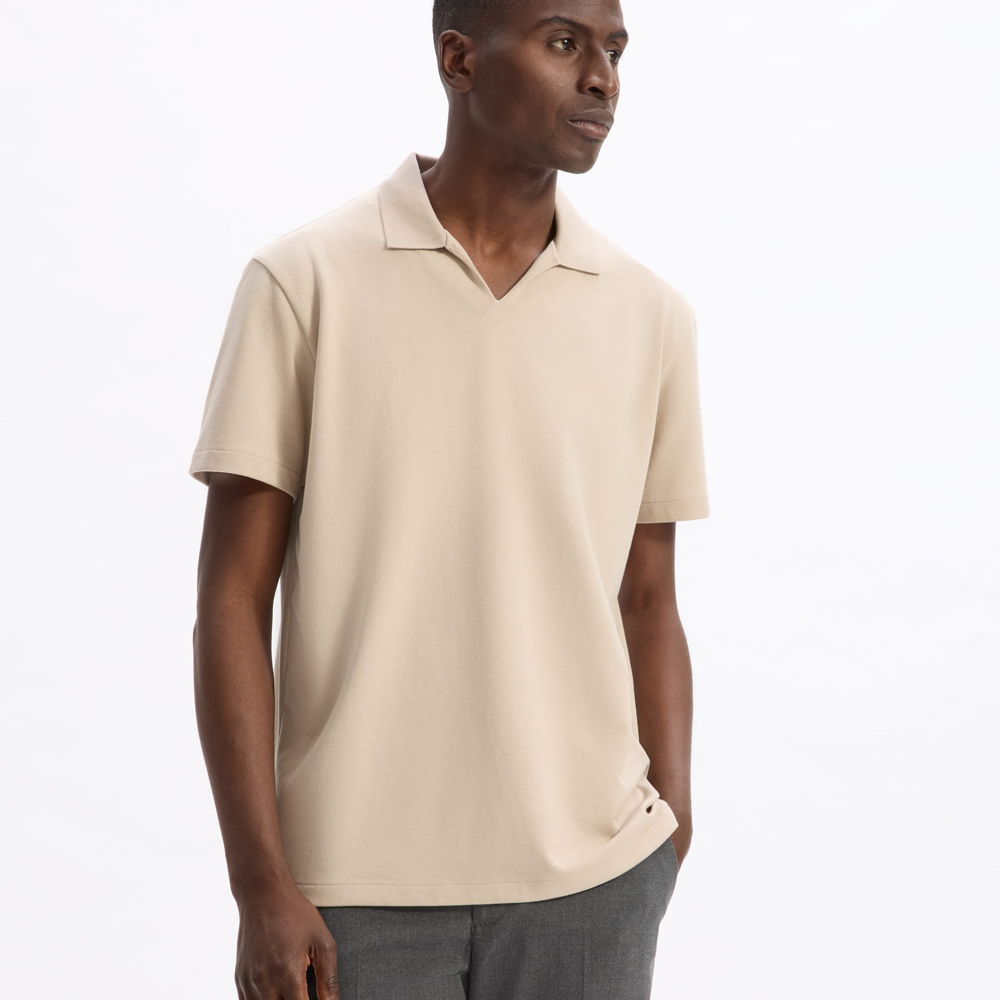 sand Short sleeves Polo