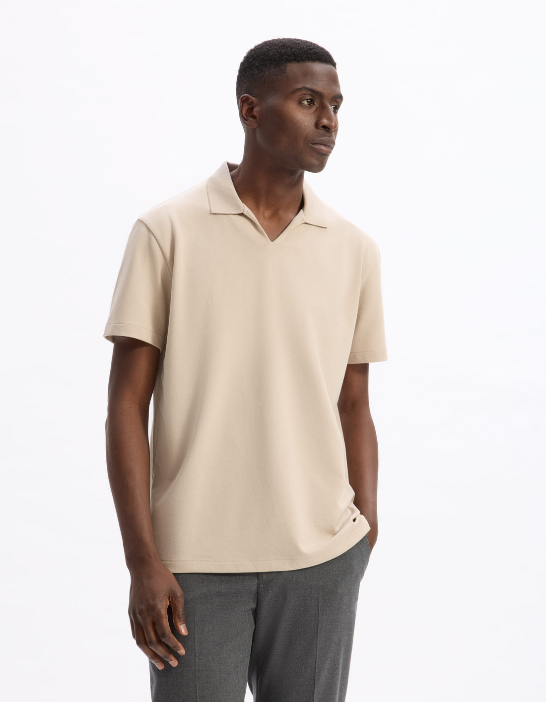 sand Short sleeves Polo