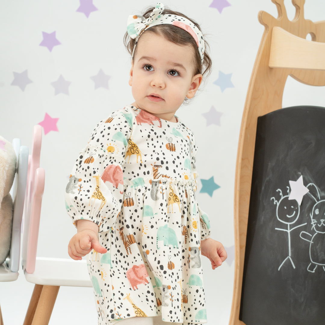 INFANT'S DRESS & HAIRBAND Energiers