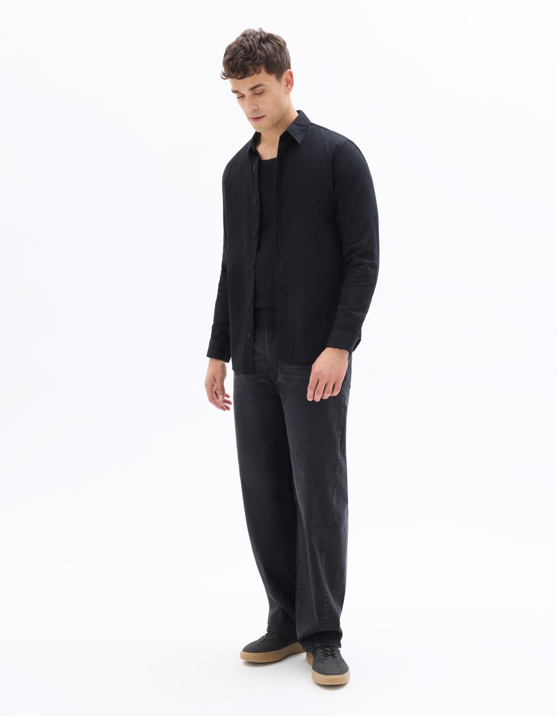 Black Long Sleeves Shirt for Men
