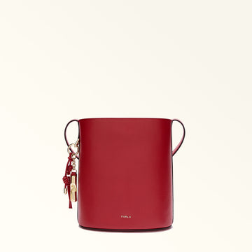 Furla Roxie S Bucket  Bag In Leather