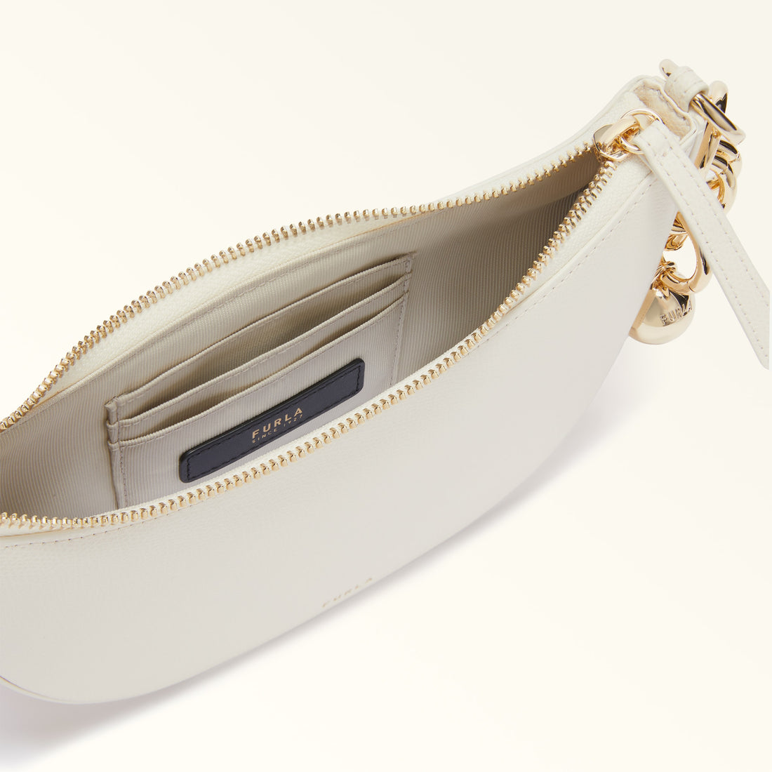 Shoulder Bag Furla Sfera Panna