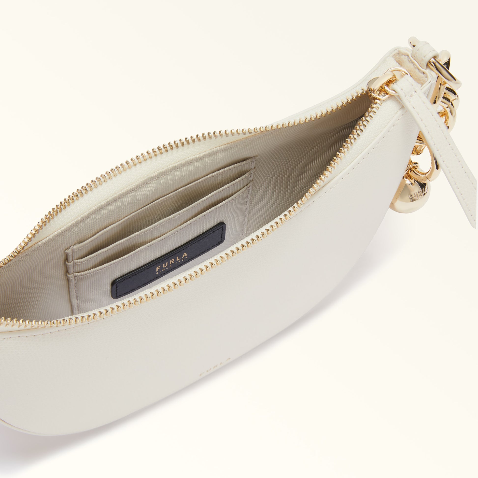 Shoulder Bag Furla Sfera Panna