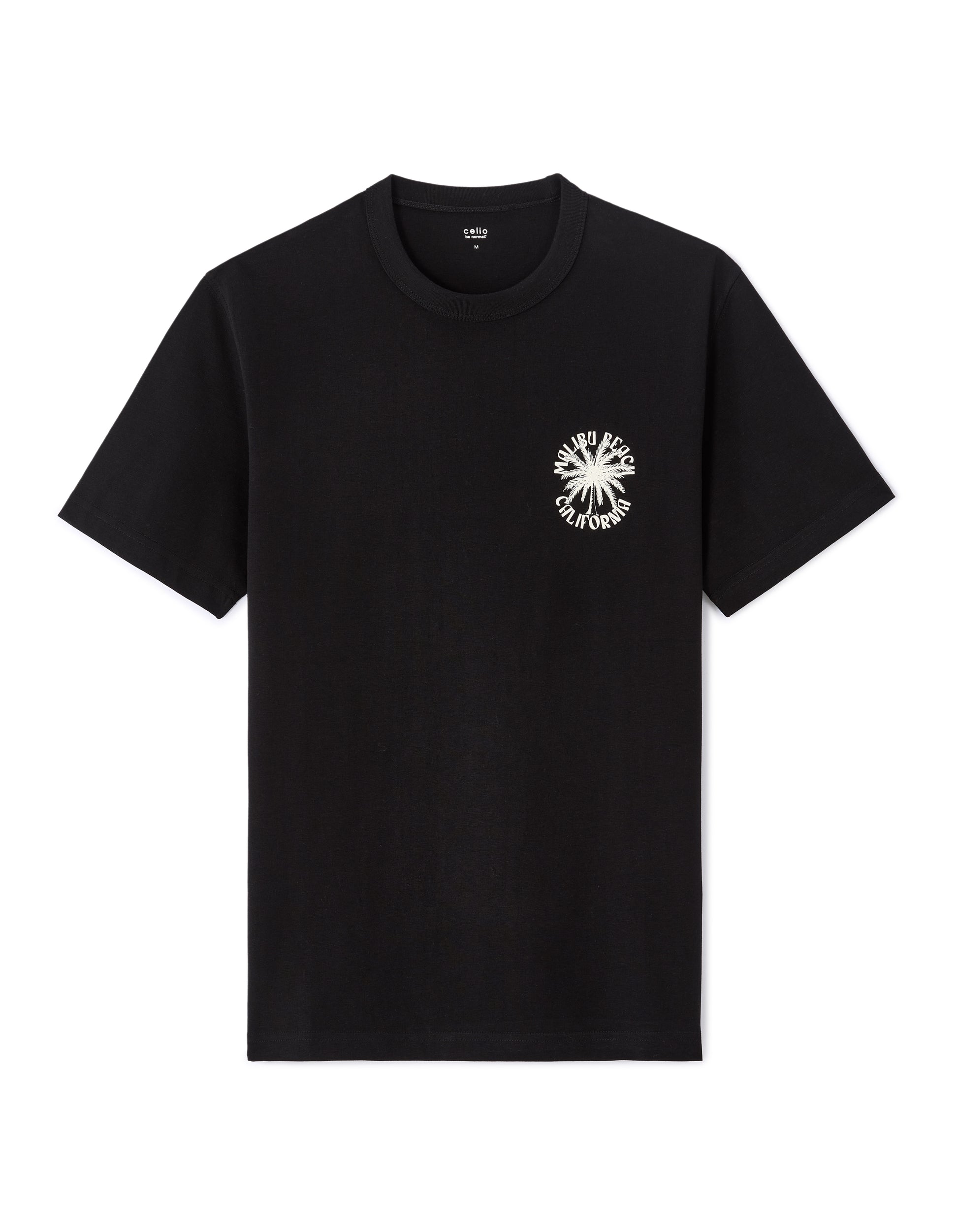 Black Short Sleeves Tshirt - Celio Lebanon