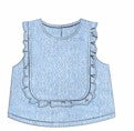 blue blouse BLOUSE KHABBAZ