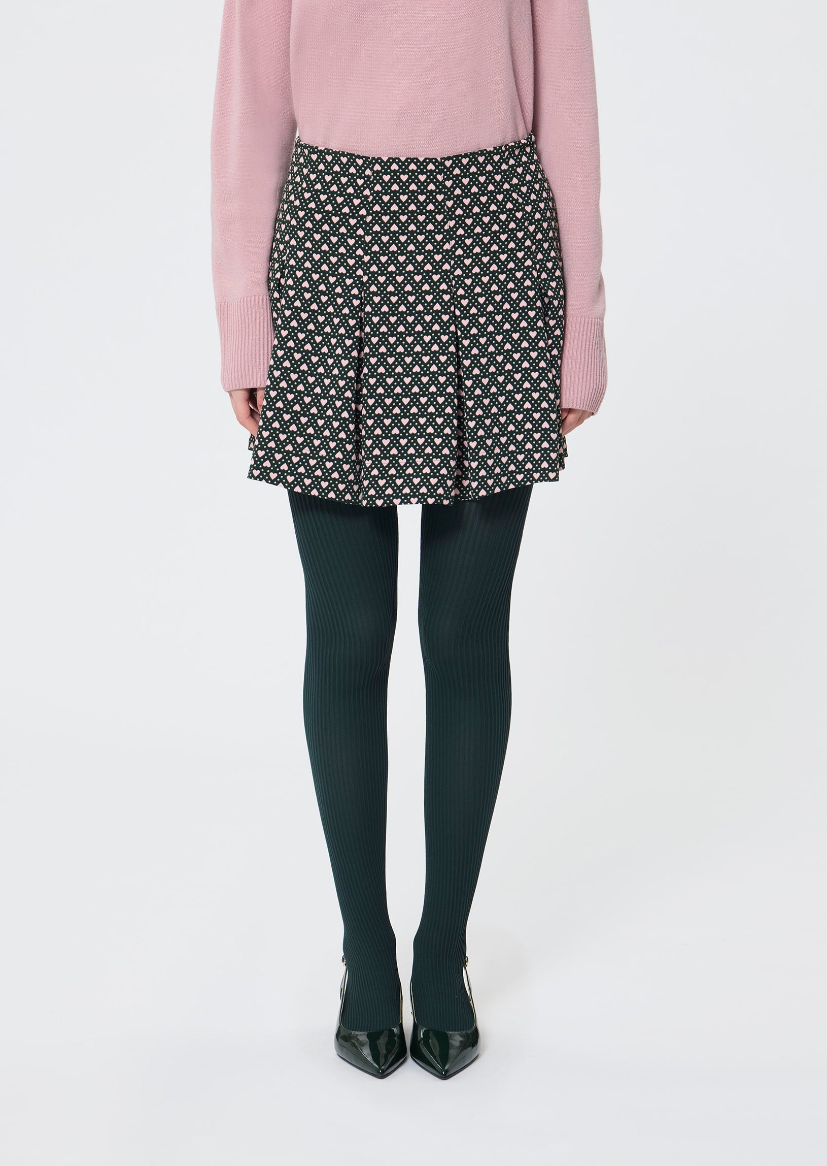 Justine  English green skirt for women