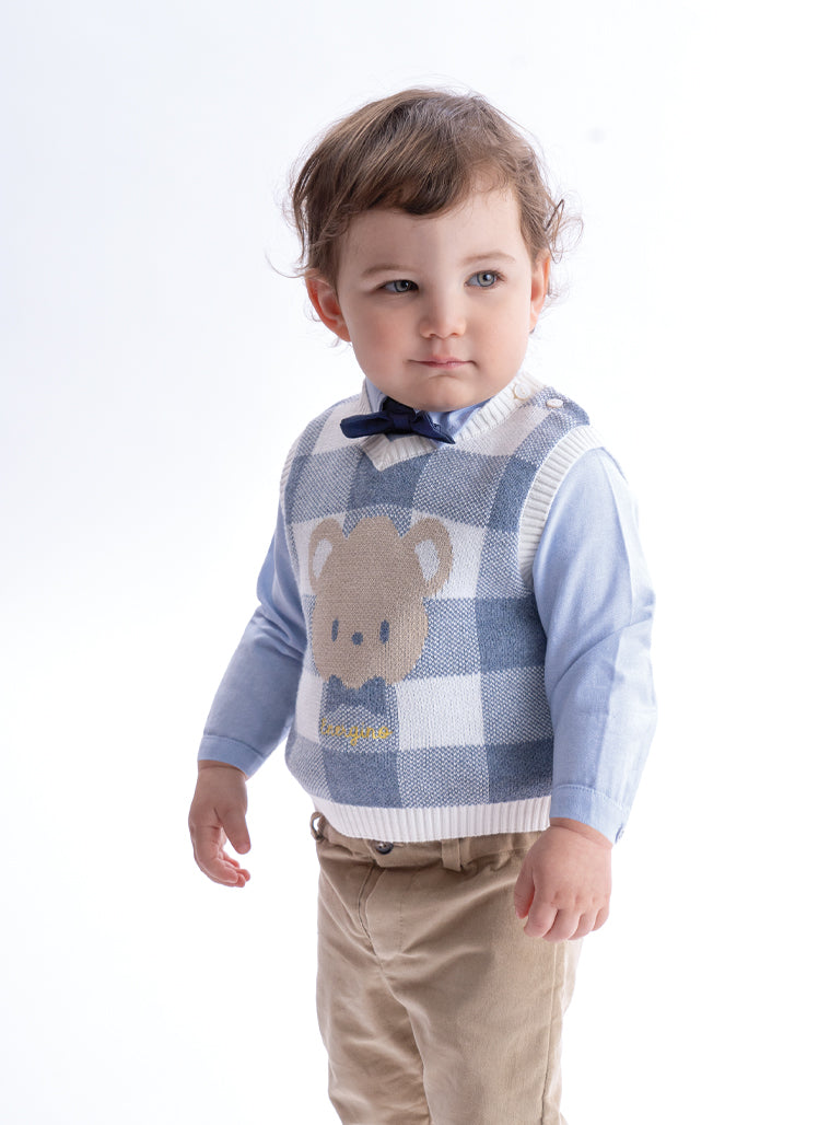 Cotton Boy Set - Cafe Creme