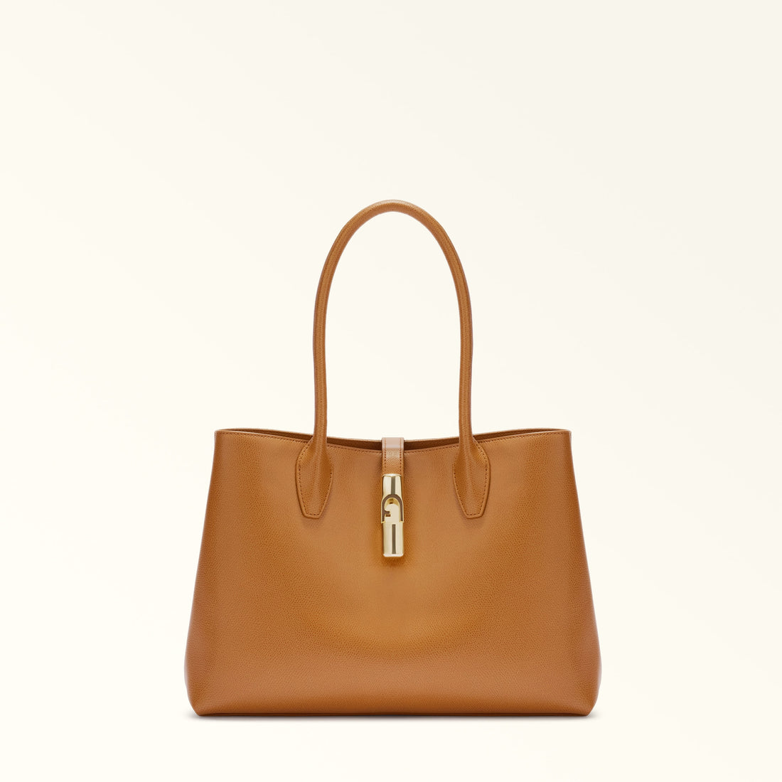 Furla Goccia M Tote Base 33 in Brown - Bags 