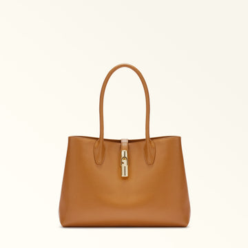 Furla Goccia M Tote Base 33 in Brown - Bags 