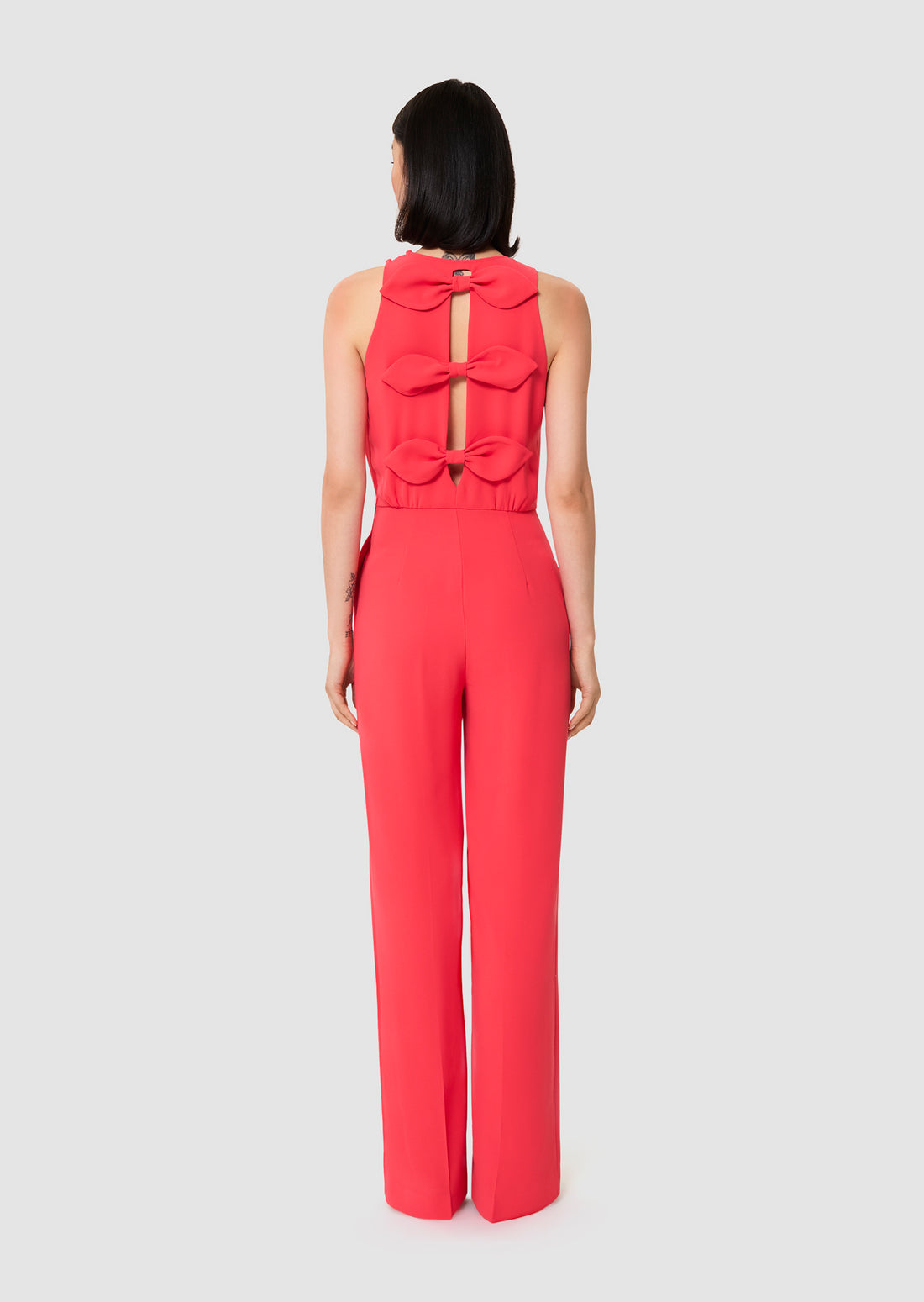 Cherry red crepe suit by Tara Jarmon Lebanon