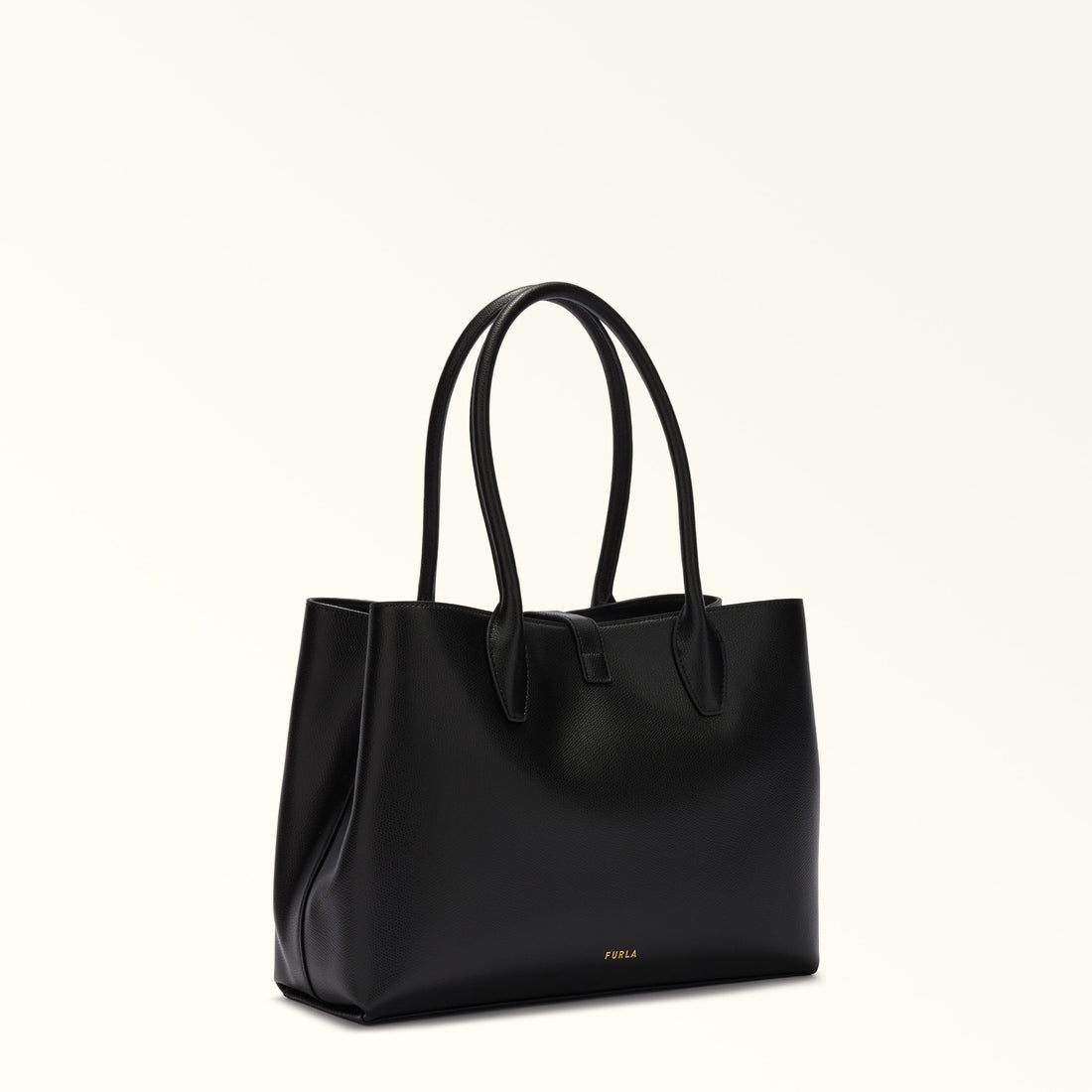 Furla Goccia M Tote Base 33 in Black - Bags 
