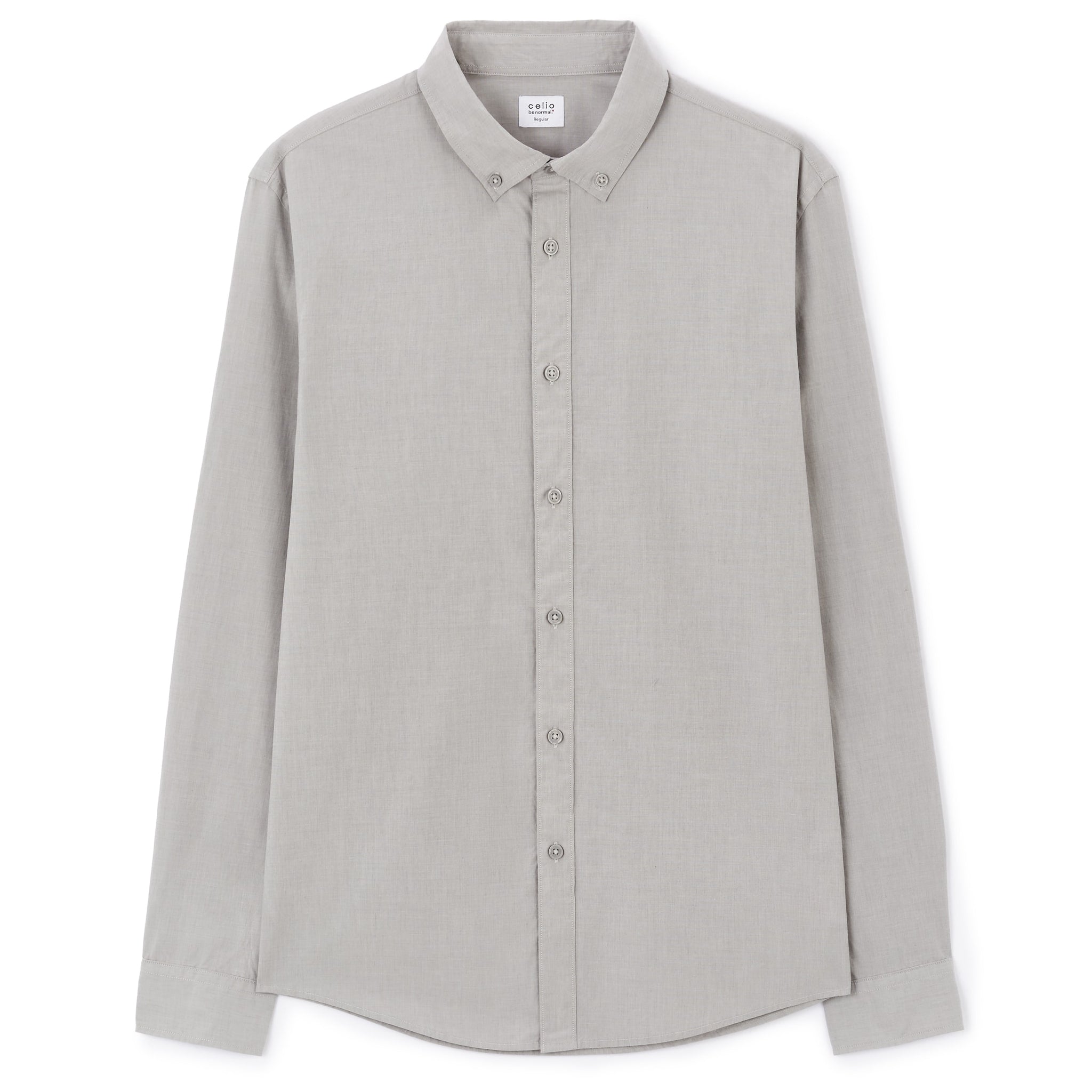 JAFILE GREY LS SHIRT - Celio lebanon
