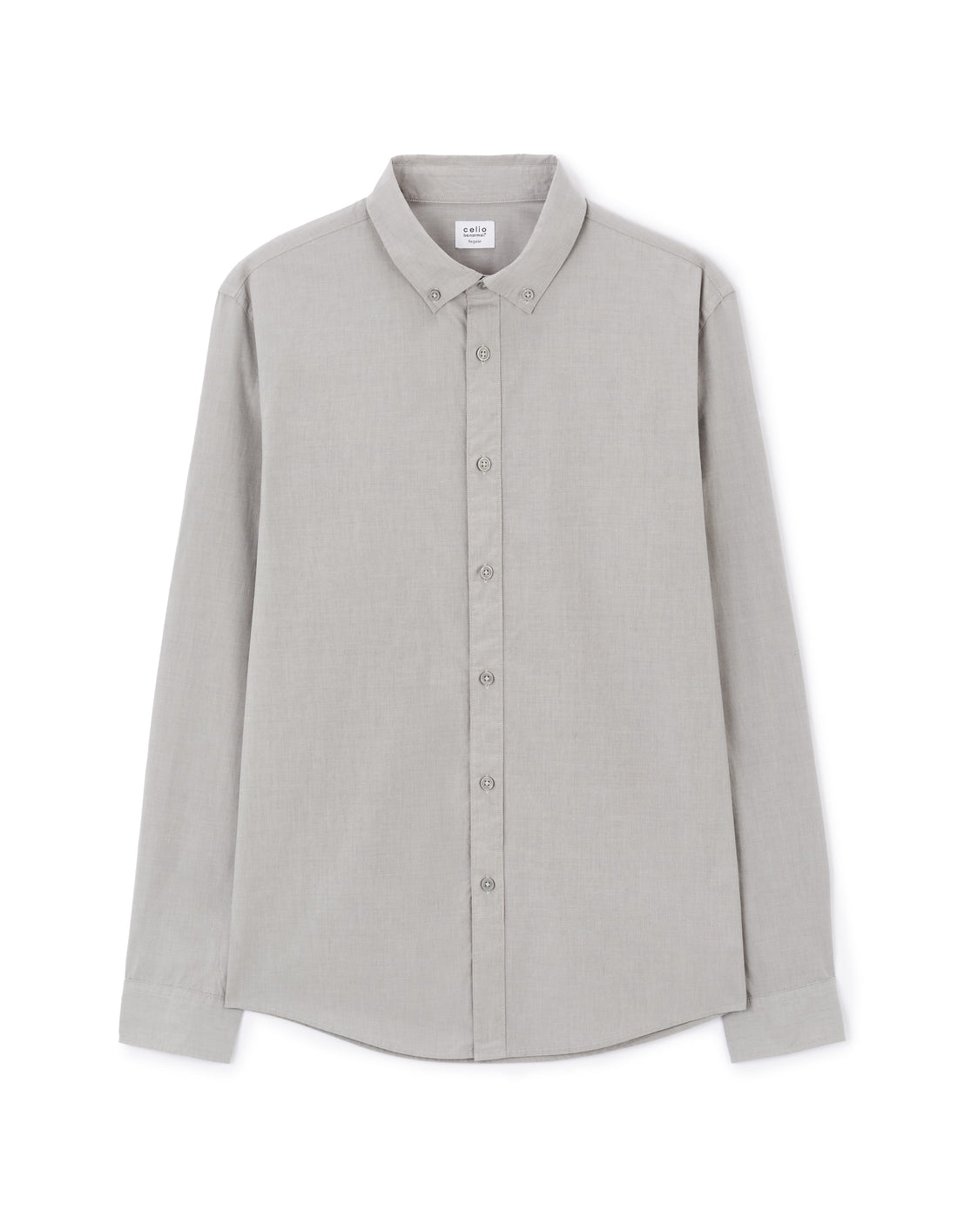 JAFILE GREY LS SHIRT - Celio lebanon