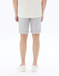 Celio Light Grey 24/7 Knit Bermuda Shorts - Grey