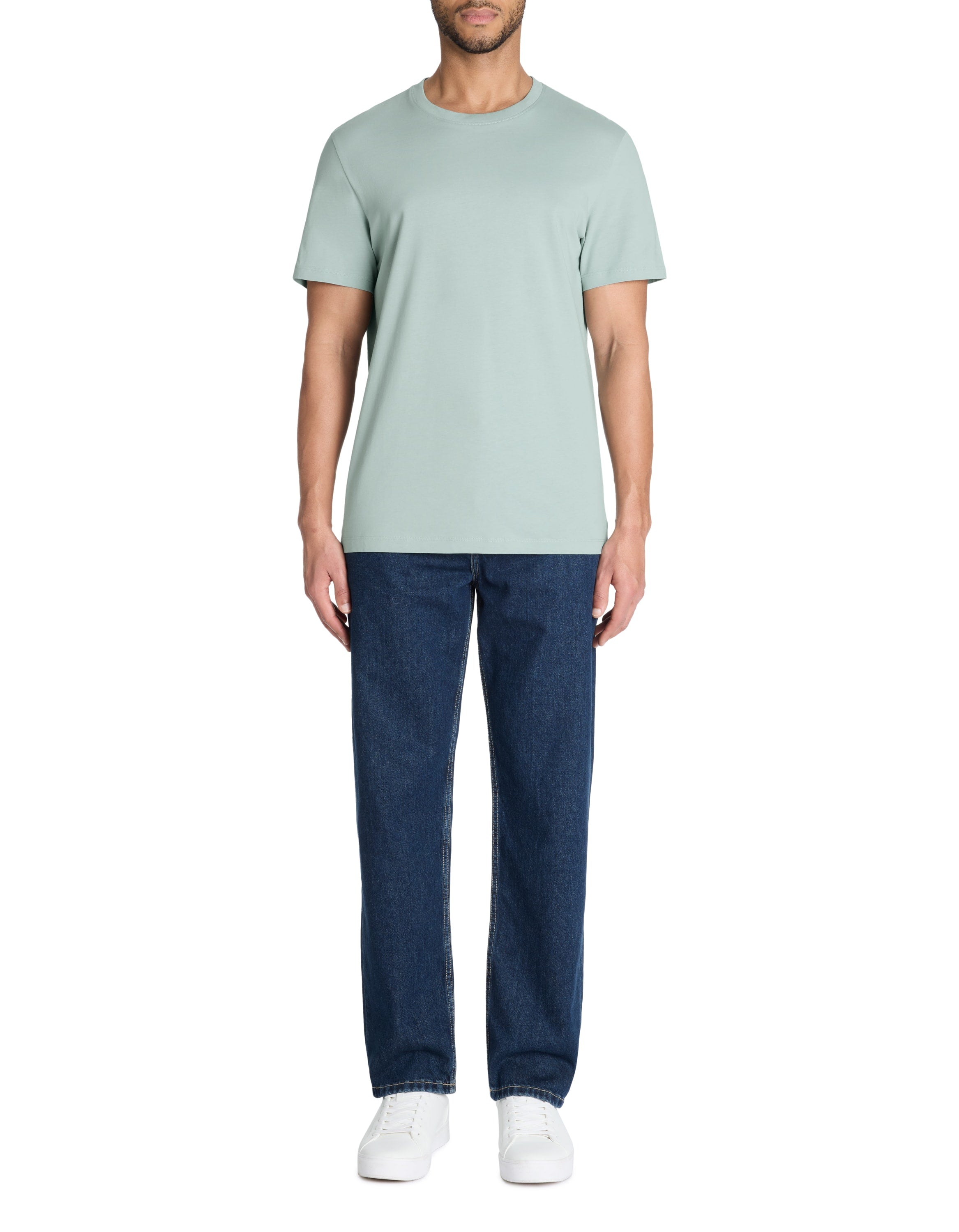 TEBASE Short sleeves TShirt-light green 01