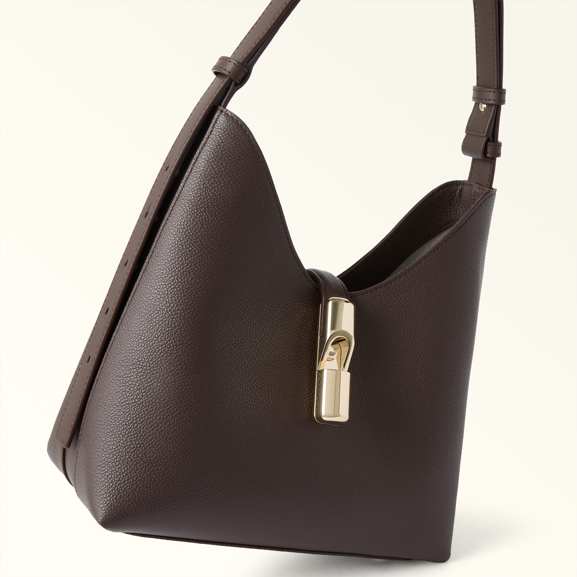 Furla Goccia S Hobo in Brown - Bags 