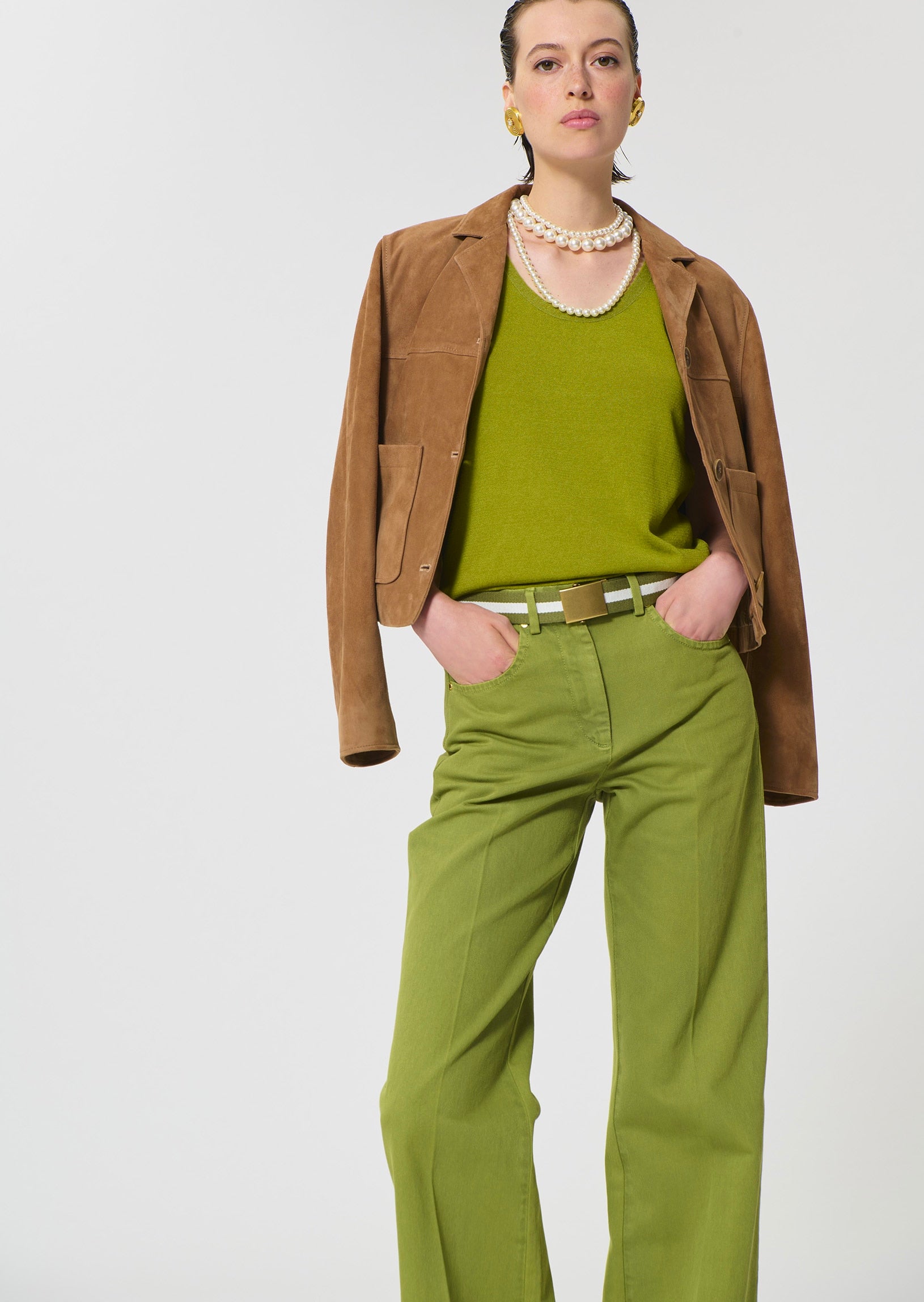Tank Top Green cotton