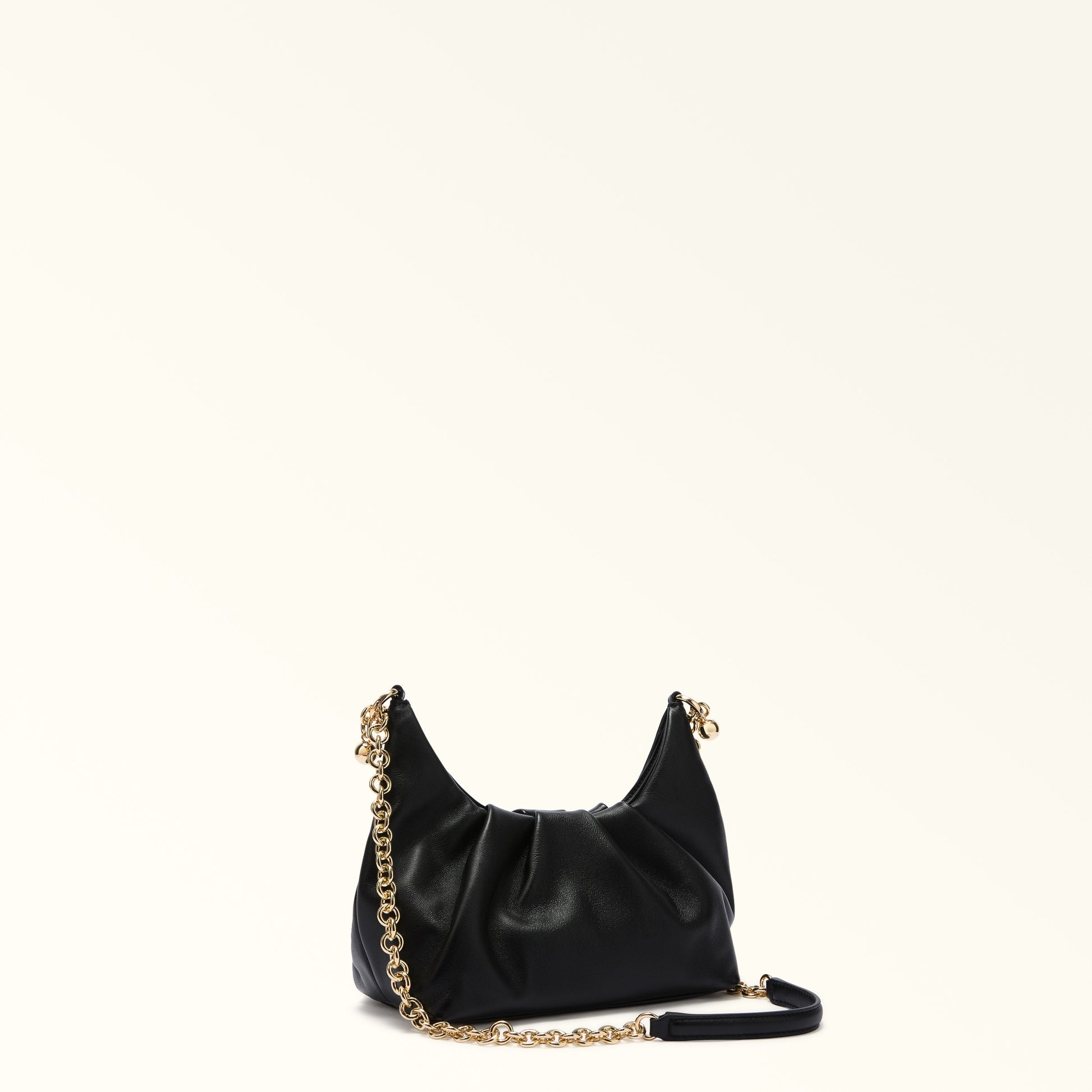 Furla Delia Mini Shoulder in Black - Bags 