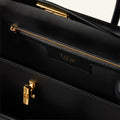 Furla Greta M Top Handle in Black - Bags 