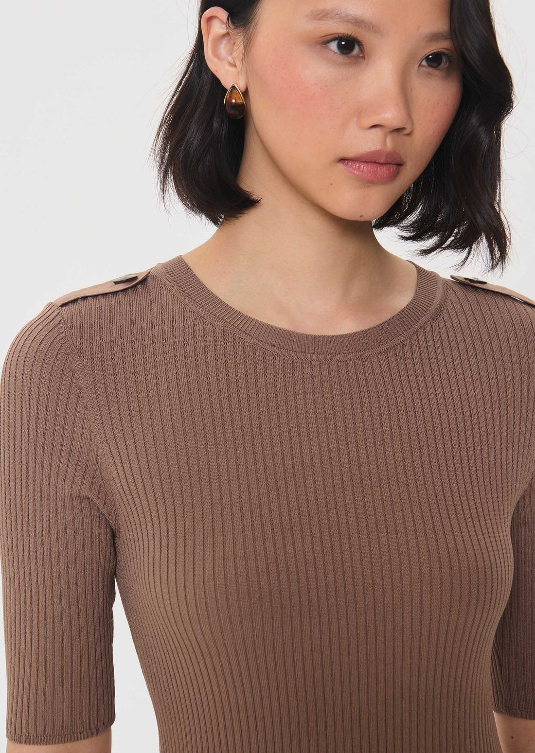 Polly sweater in camel by Tara Jarmon