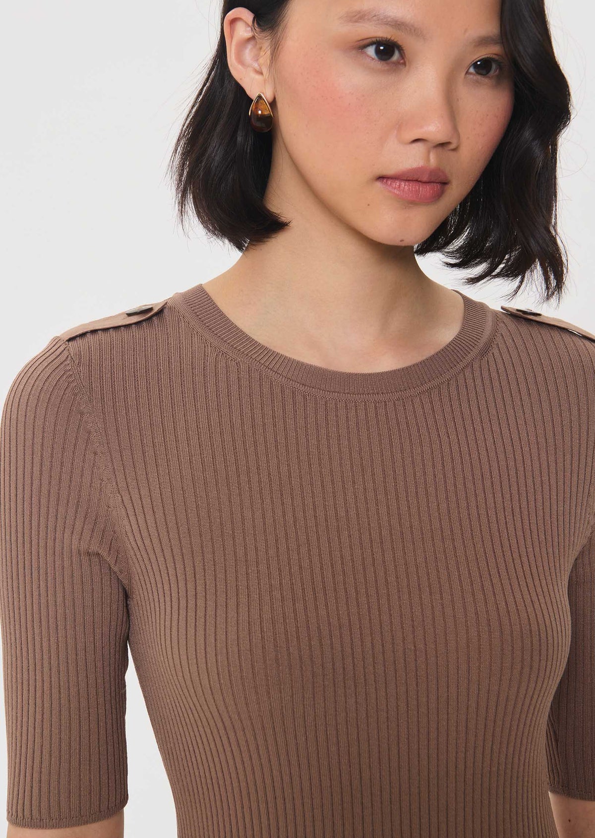 Polly sweater in camel by Tara Jarmon