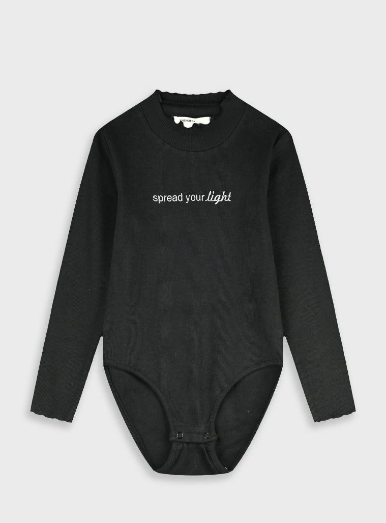 Cotton Girl Blouse - Black