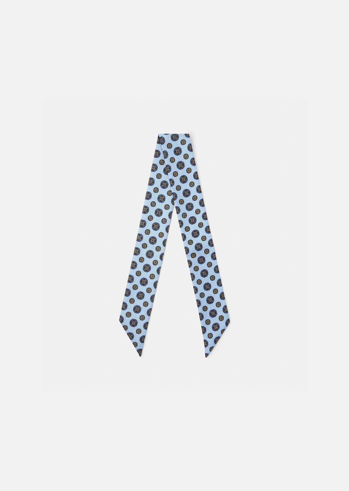 Estelle scarf in blue silk by Tara Jarmon